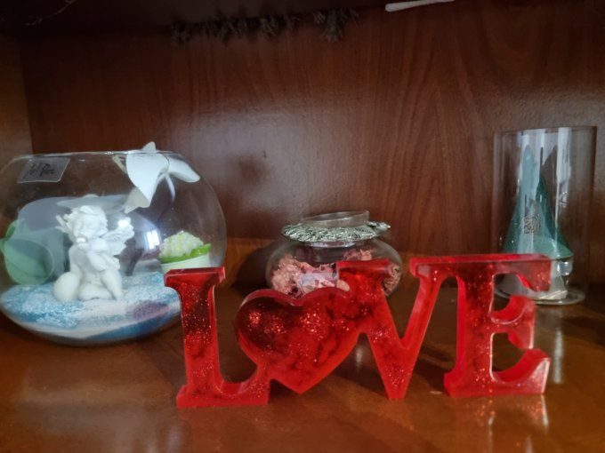 Love décor fabrication artisanale en résine époxy