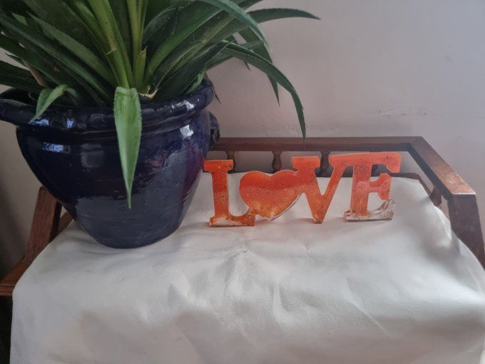 Love décor fabrication artisanale en résine époxy